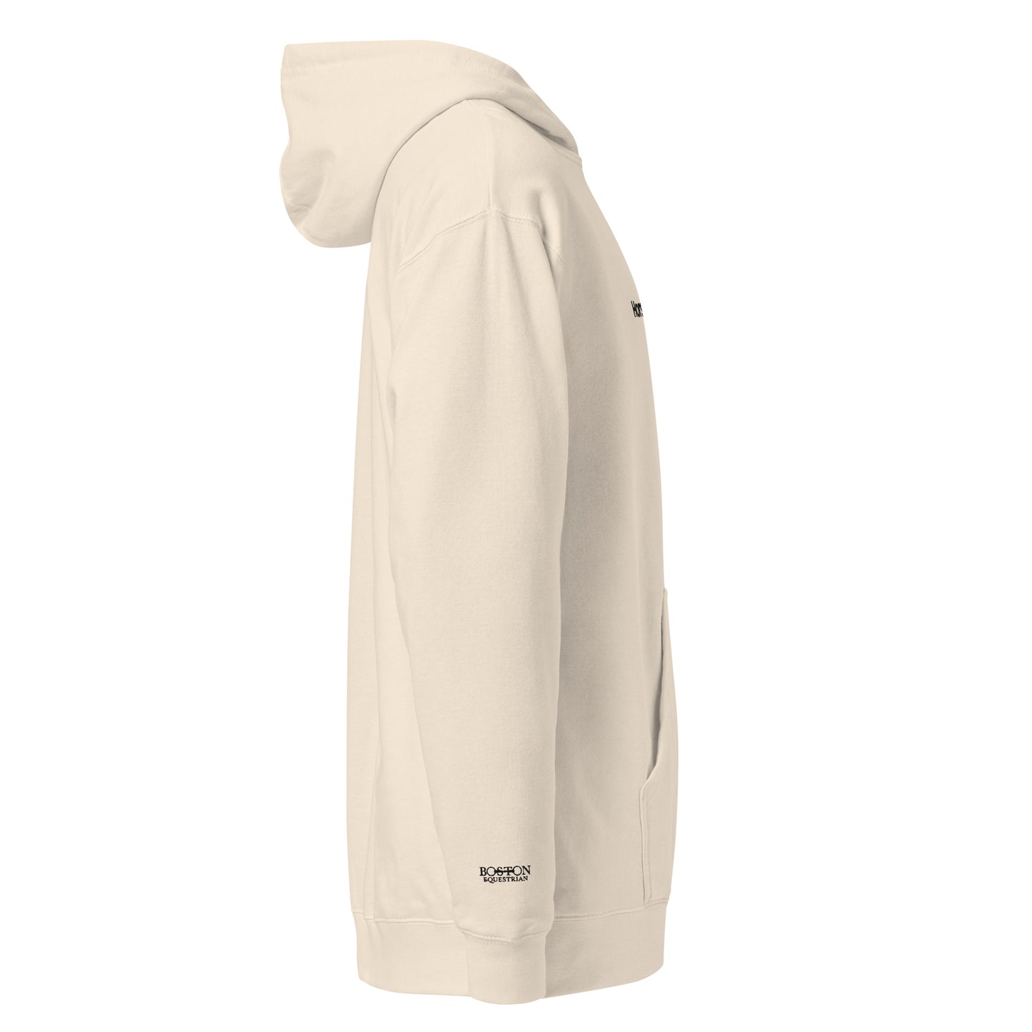 Horse Girl Era Hoodie Embroidered/Boston Equestrian Logo Sleeve