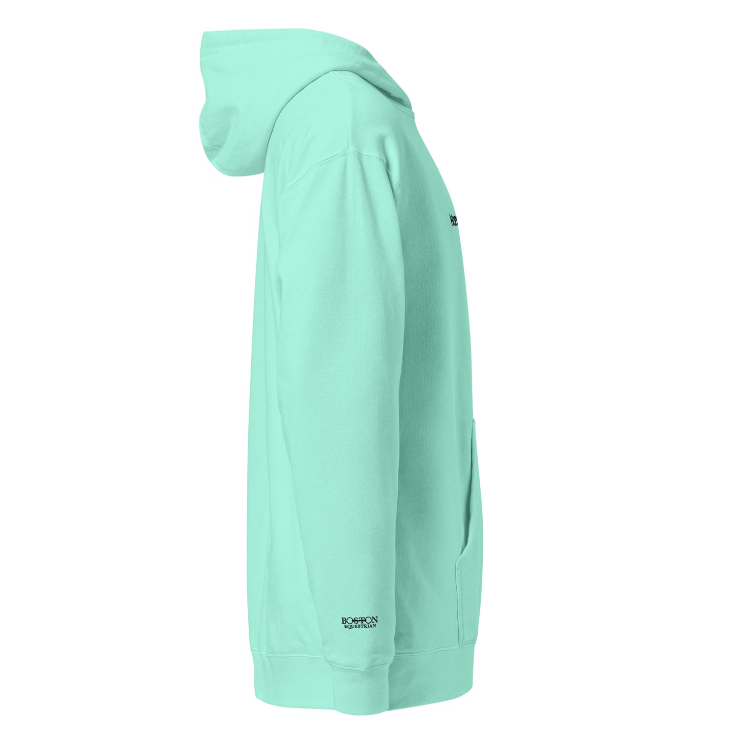 Horse Girl Era Hoodie Embroidered/Boston Equestrian Logo Sleeve