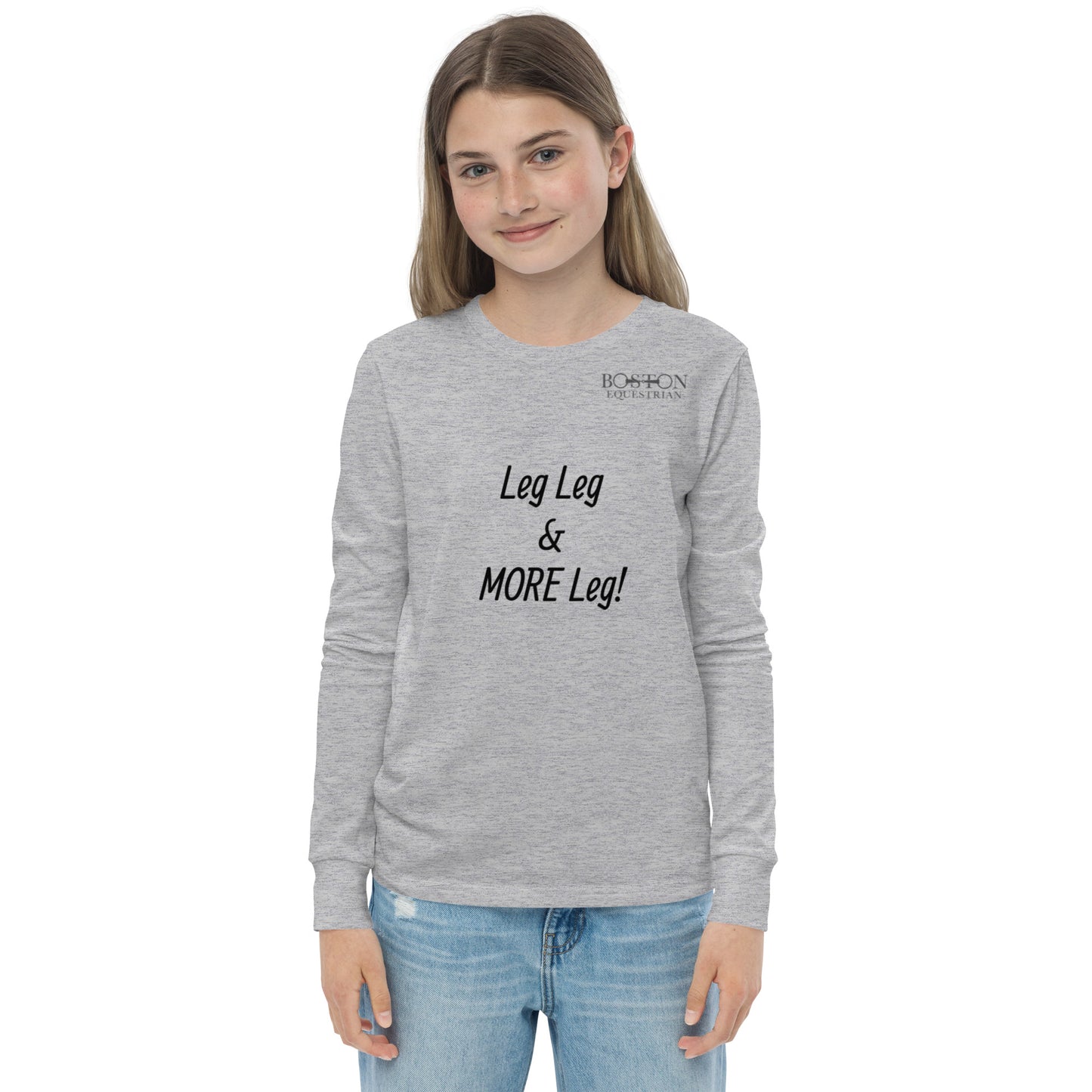 MORE Leg youth long sleeve Logo t-shirt