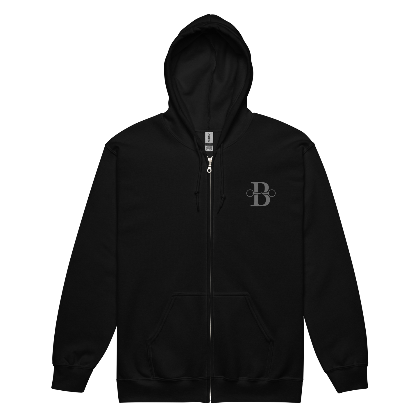 Front/Back Logo Unisex heavy blend zip hoodie